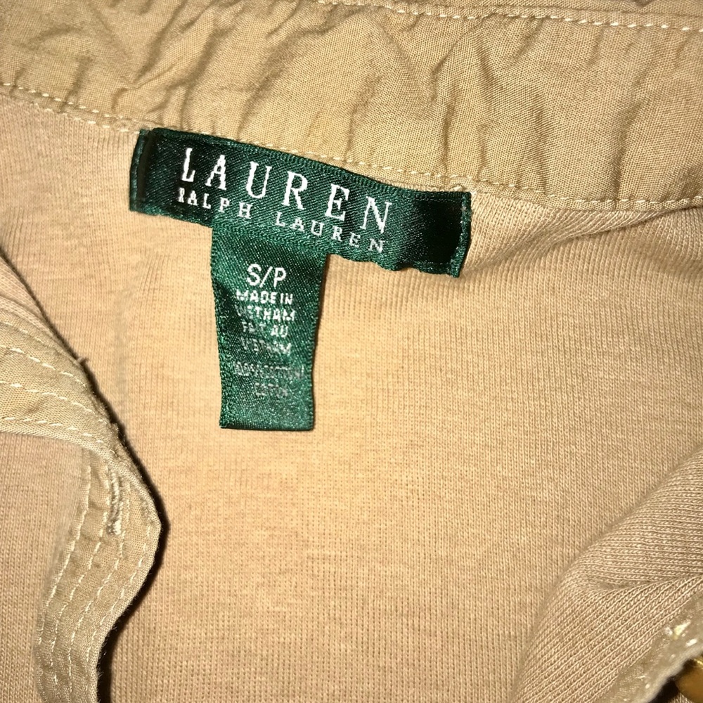 🌼RL🌼LAUREN🌼3/4 sleeve henley polo🌼SMALL - Picture 2 of 4